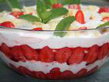 Trifle aux fraises