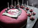 Gâteau d'anniversaire,   fan de cheval 
