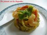 Riz sauté au curry et crevettes