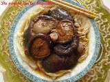 Shiitake mijotés au chou chinois