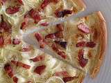 Flammenküche [Tarte Flambée à l'Alsacienne]