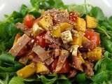 Salade de mâches aux mangues et feta