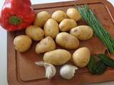 Cuisson des pommes de terre de Noirmoutier au four sauce soja