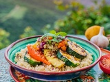 Salade de Quinoa aux Légumes Grillés : Saveurs végétariennes