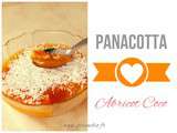 Panacotta Abricot et Noix de Coco - recette végétarienne/végétalienne