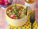 Taboulé de quinoa et asperges