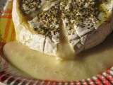 Camembert rôti aux herbes de Provence et à l'huile d'olibe