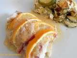 Dos de Cabillaud au Citron et Gratin de Courgettes