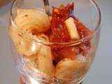 Verrines Serpentins aux deux Tomates