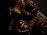 Donuts au potimarron et chocolat épicé