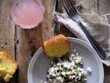 Salade de haricots cornille à la morue | Salada de feijão frade com bacalhau