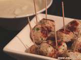 Kefta de dinde à la coriandre sauce au yaourt épicé