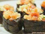 Vidéo – Sushis pomme & saumon fumé