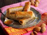 Cigares aux amandes et à la rose