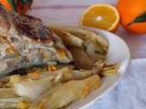 Échine de porc aux endives et oranges