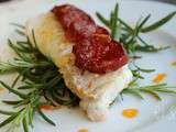 Filet de cabillaud au chorizo et au romarin