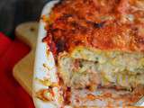 Lasagnes courgettes, ricotta et tomate