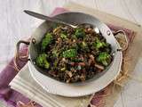 Lentilles vertes au brocoli