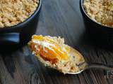Mini cocottes de crumble de courge italienne au lait de coco
