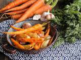 Pommes de terre et carottes rôties au four