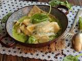 Raviolis ricotta, épinards et noix