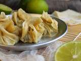 Raviolis vapeur au poulet et citron vert
