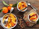 Salade de fruits d’hiver et sirop léger aux épices de Noël et à la vanille {pour préparer Noël #7}