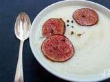 Soupe de topinambours, panais et figues