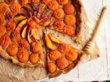 Tarte aux abricots et pêches