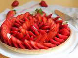 Tarte aux fraises {sans lait}