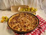 Tarte aux mirabelles et amandes effilées
