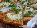 Tarte fine aux poires et au stilton