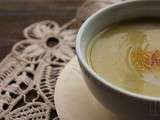 Velouté de christophine au lait de coco et au curry