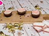 Cupcakes au chocolat et biscuits roses de Reims
