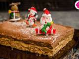 Dessert de Noël - Entremet au chocolat et praliné aux noisettes sur base biscuitée - Foodista Challenge #25