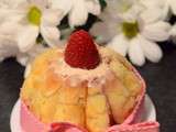 Mini charlotte amandes-framboises