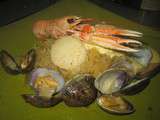 Choucroute de la mer: crustacés et fruits de mer, sauce au beurre citronné