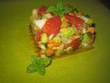 Salade composée de légumes rapide et facile