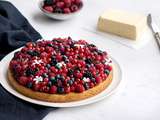 Tarte citron et fruits rouges