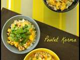Poulet Korma: épices, noix de cajou et mangue