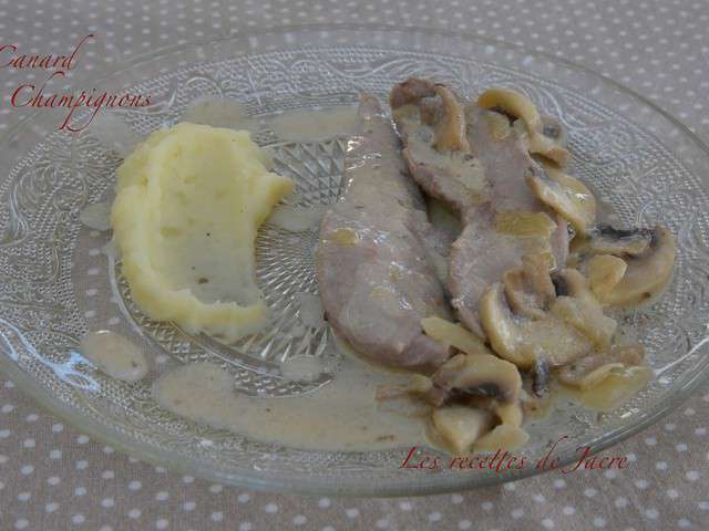 Recettes D Aiguillettes De Canard Et Champignons