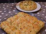 Pain à l'oignon et gruyère