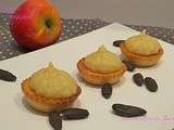 Tartelettes frangipane et compotée de pommes