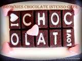 Brownie chocolate intenso - cafe / brownie chocolat intense - cafe