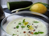 Soupe froide concombre-yaourt / sopa fria pepino/yogurt