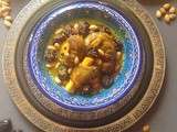 Tajine d'Agneau aux Pruneaux et aux Amandes