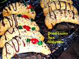 Biscuits-Demi-lunes aux noisettes pour les fêtes de fin d'année