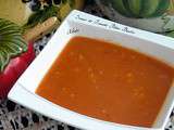 Soupe de tomates-pâtes-basilic