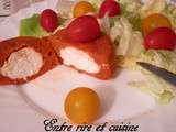 Autour d'un ingrédient - Extra-moelleux de Tomates & Basilic, Coeur de ricotta