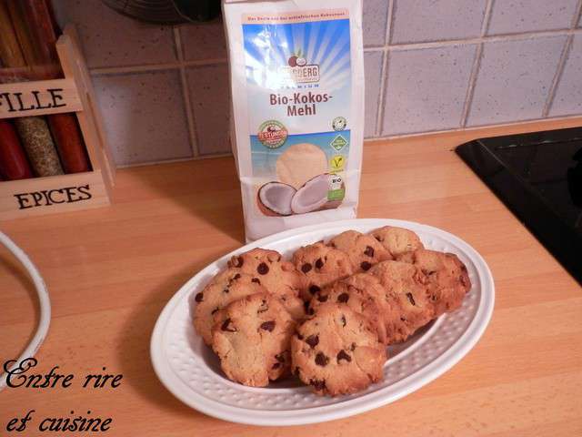 Cookies farine de coco - Distracting